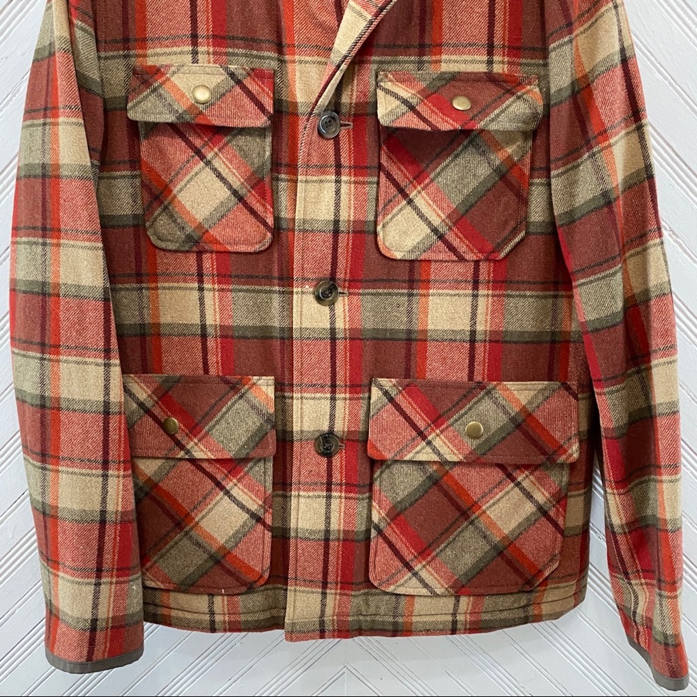 Jack Spade Wool Plaid Jacket - Picture 5 of 13